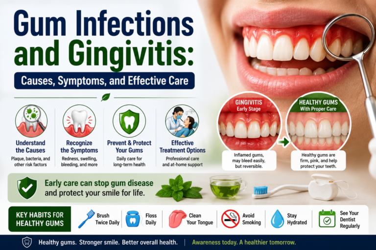 Gum Infections and Gingivitis: Causes, Symptoms, and Effective Care