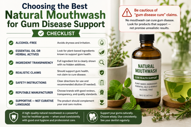 best natural mouthwash gums