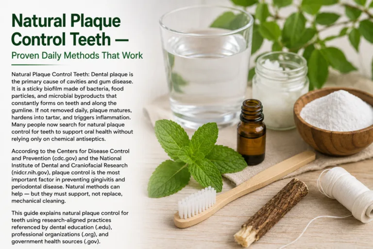 Natural Plaque Control Teeth