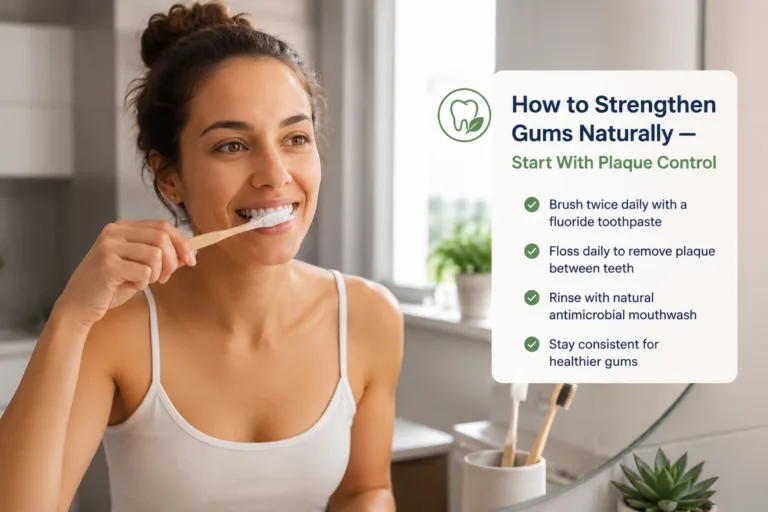 Strengthen Gums Naturally
