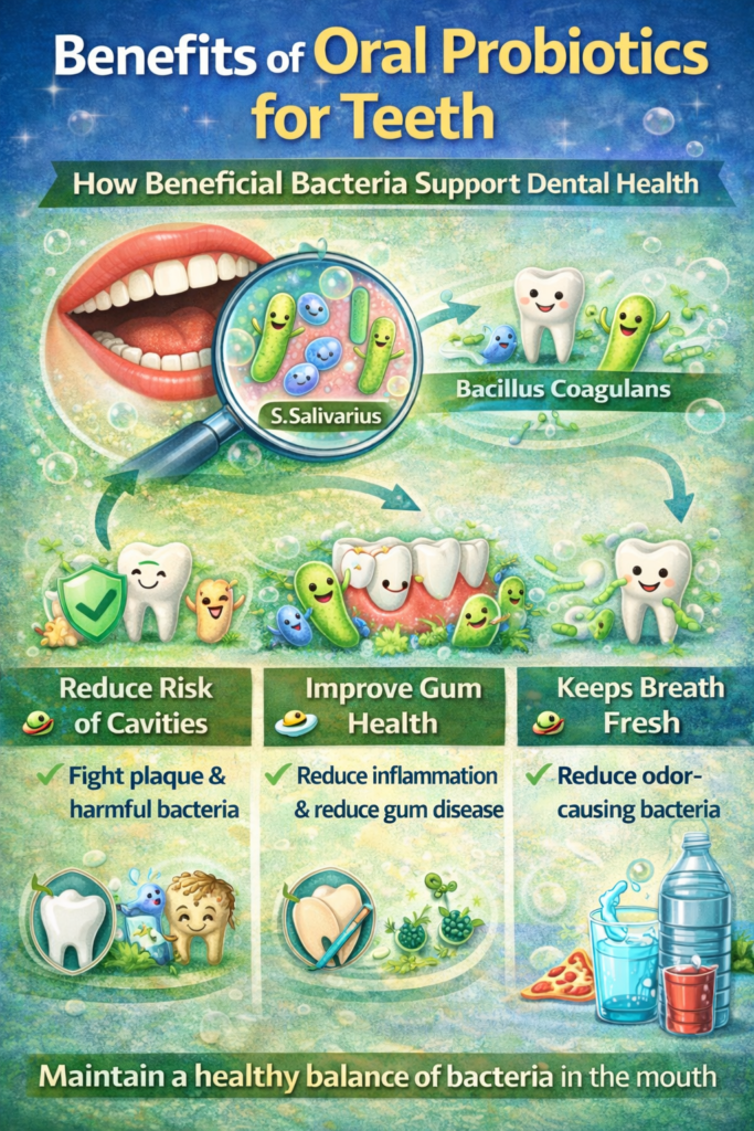 Benefits of Oral Probiotics for Teeth