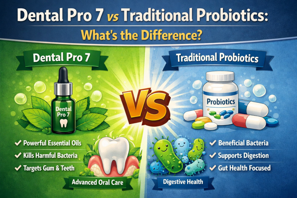 Dental Pro 7 vs Traditional Probiotics