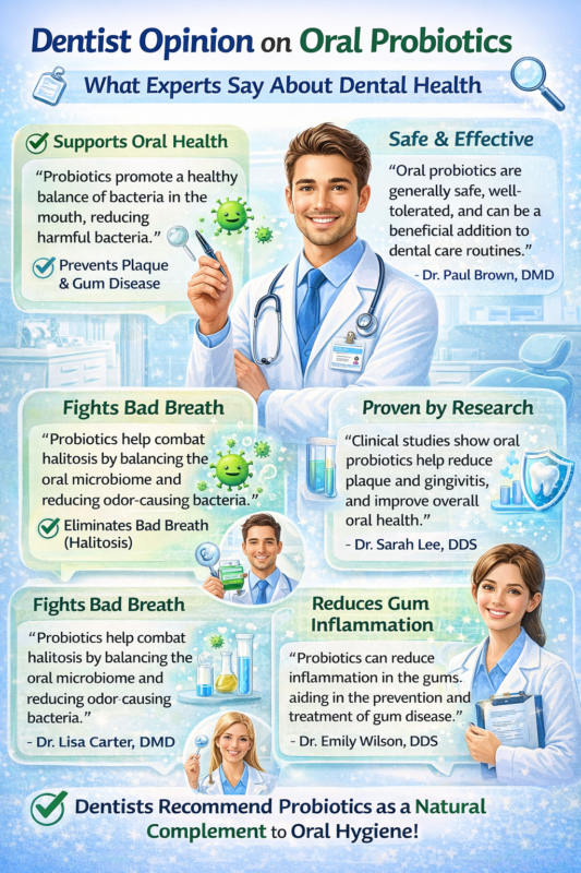 Dentist Opinion on Oral Probiotics