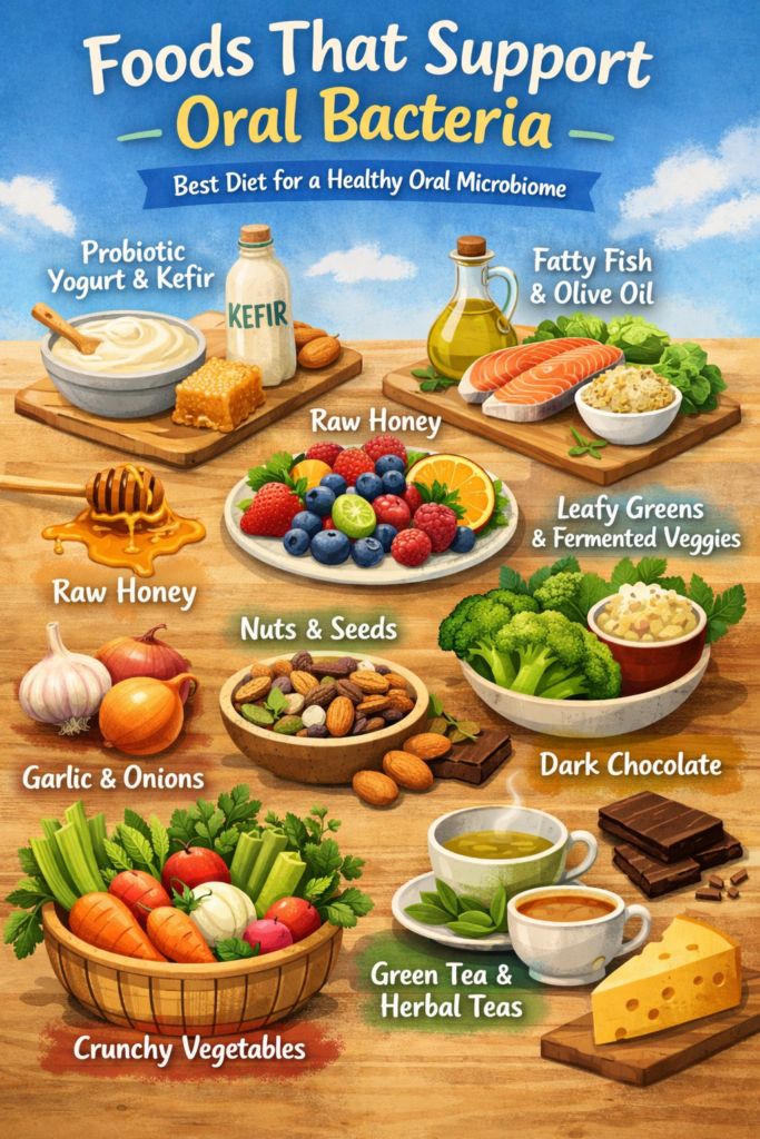 Foods That Support Oral Bacteria