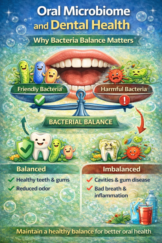 Oral Microbiome and Dental Health