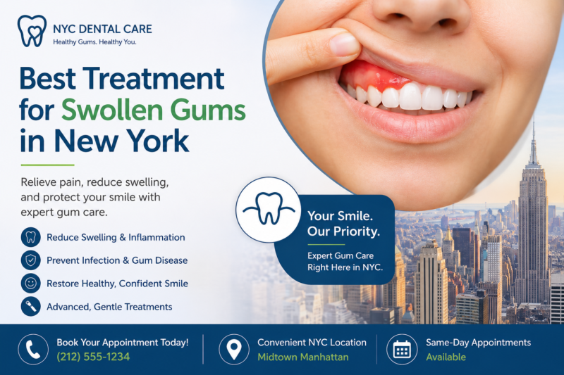 Best Treatment for Swollen Gums in New York