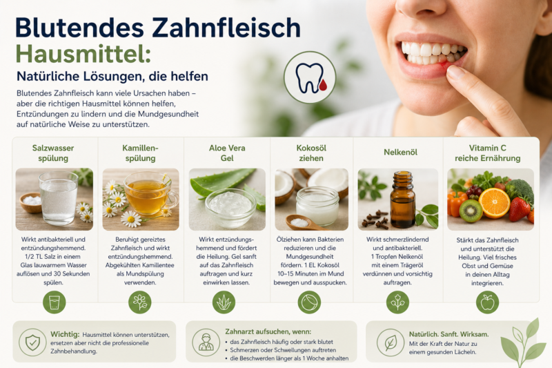Blutendes Zahnfleisch Hausmittel