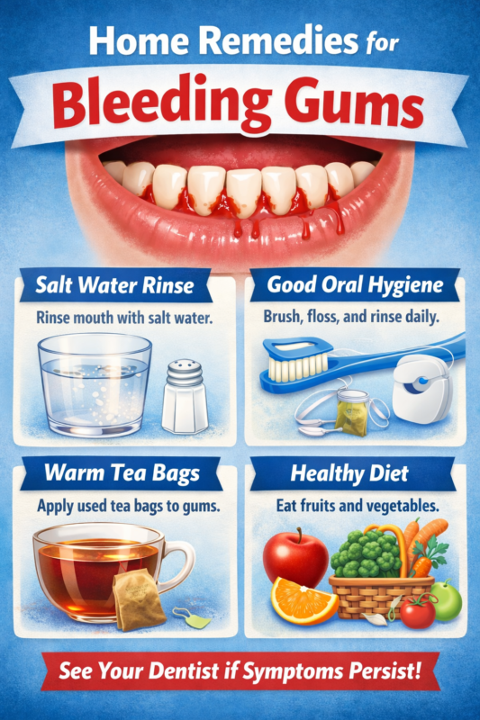 How to Stop Bleeding Gums at Home Naturally