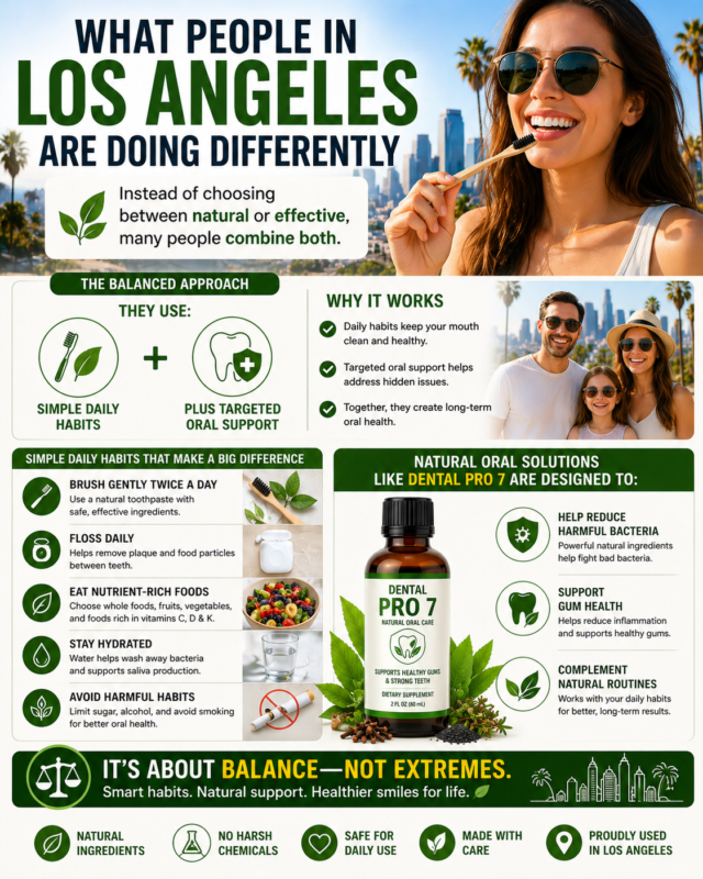 Natural Oral Care in Los Angeles