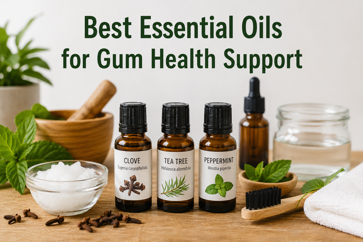 Best Essential Oils for Gum Health Support