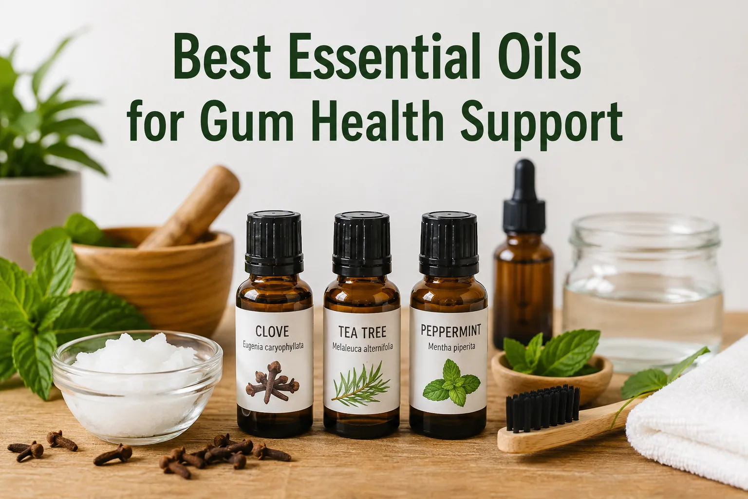 Best Essential Oils for Gum Health Support