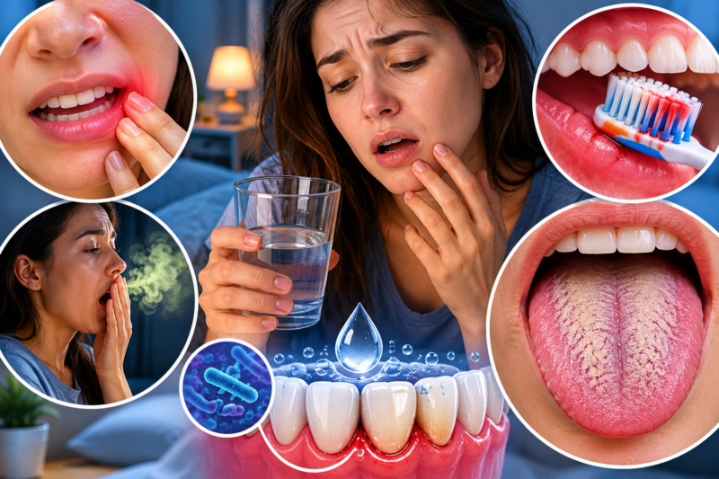 Dry Mouth at Night and Its Connection to Gum Health
