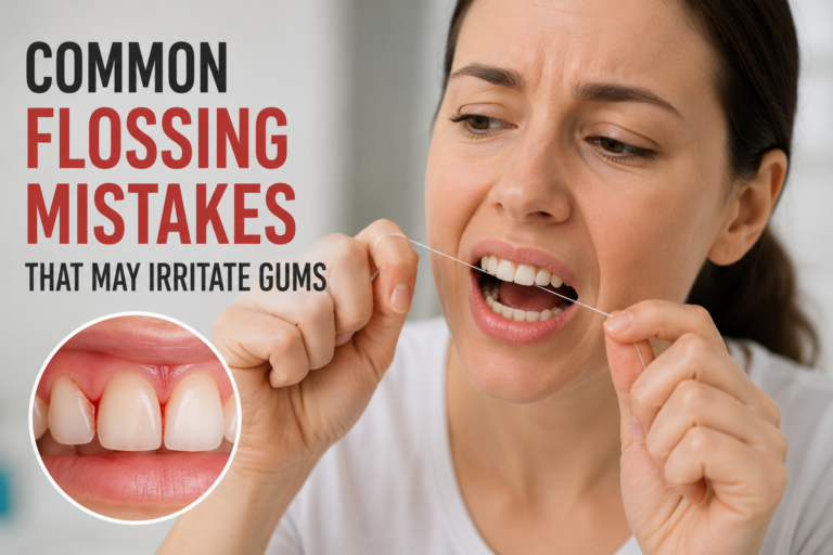Common Flossing Mistakes That May Irritate Gums