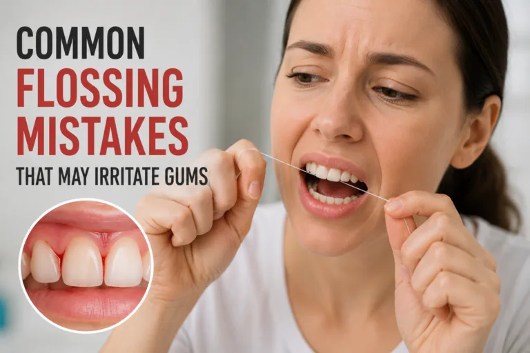 Common Flossing Mistakes That May Irritate Gums