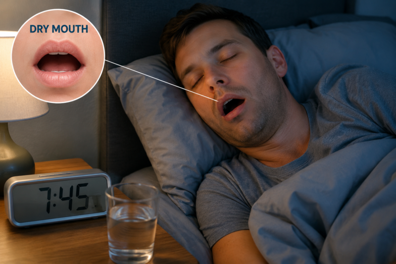 Mouth Breathing and Dry Mouth During Sleep