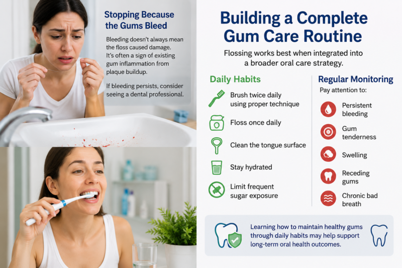 Common Flossing Mistakes That May Irritate Gums