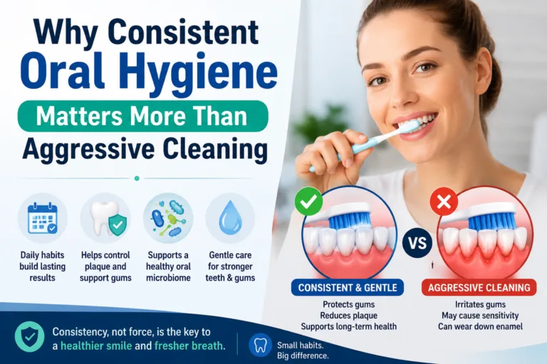 Why Consistent Oral Hygiene Matters More Than Aggressive Cleaning